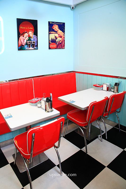 台北中山站美食【PATTIE-O DINER 中山分店】赤峰街復古風美式餐廳漢堡店