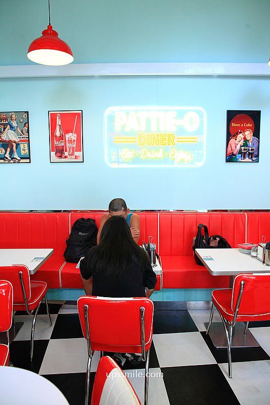 台北中山站美食【PATTIE-O DINER 中山分店】赤峰街復古風美式餐廳漢堡店