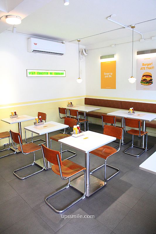 士林天母美食【Runnyegg Burger】天母美式漢堡專賣店